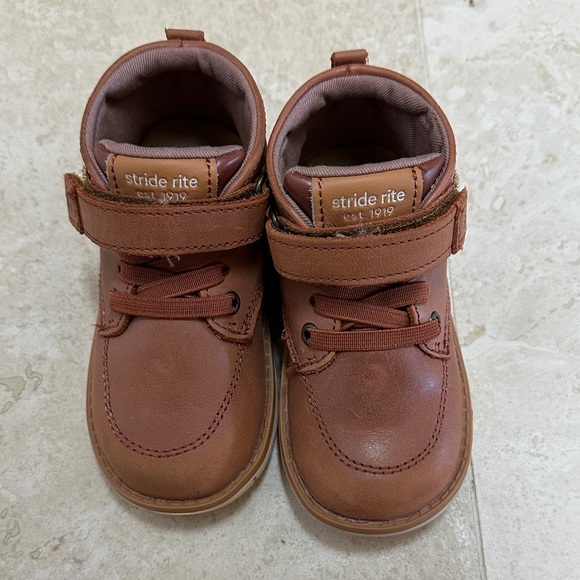 Stride Rite Leather Boys Boots 6.5 - Picture 3 of 6